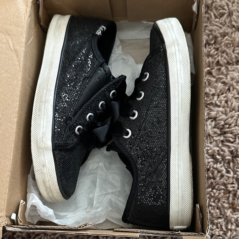 Keds Black and White Kids Sneakers